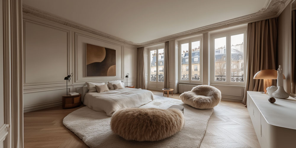 Wnętrze w stylu Kelly Hoppen - stonowane kolory i proste linie